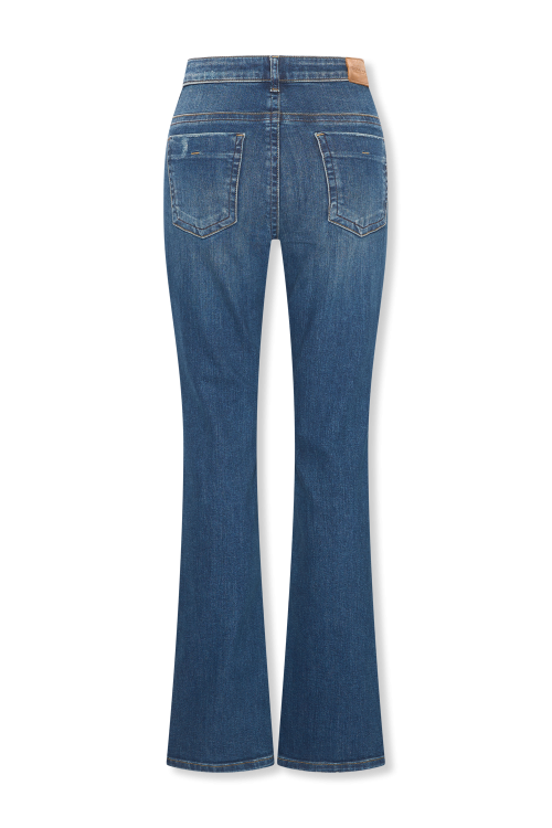 7620 - BROEK FLAIR DENIM - Blue