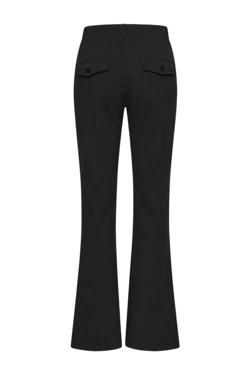 7914 - BROEK FLAIR B-STRETCH - Zwart