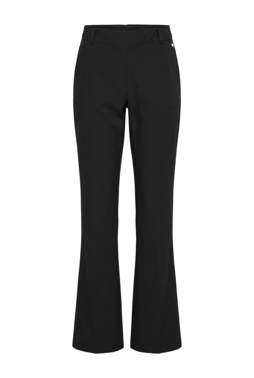 7914 - BROEK FLAIR B-STRETCH - Zwart