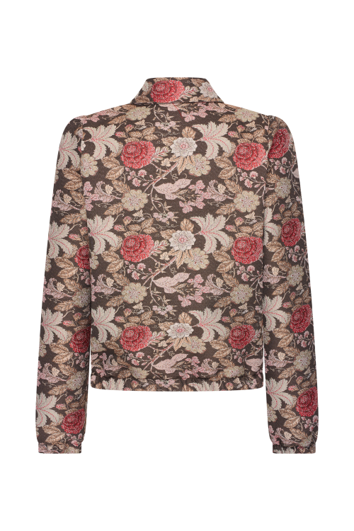 7848 - BLAZER RIGA BLOEM - Aster Choco