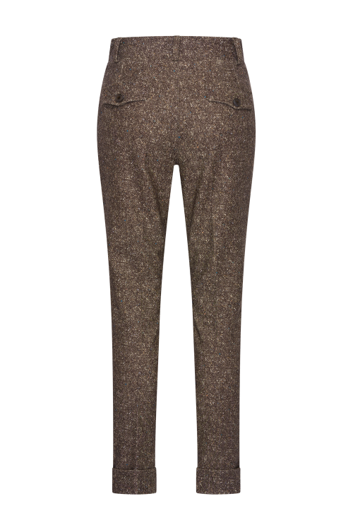 7815 - BROEK ZIGGY LANO LUREX - Donegal Tweed Choco