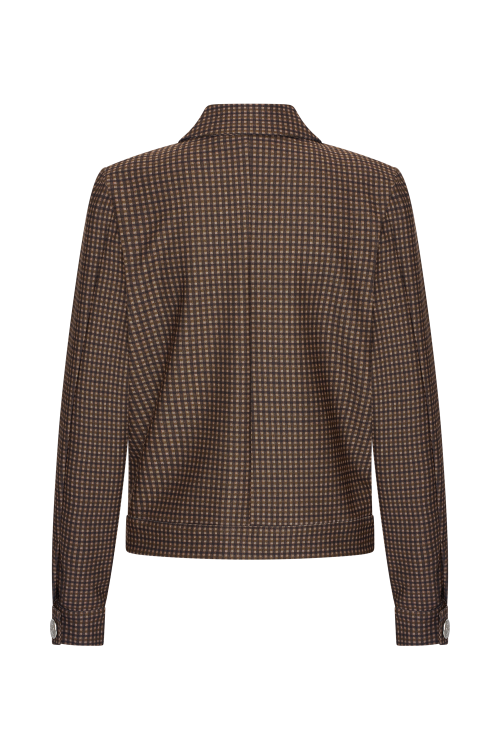 7846 - JACKET EMMY LANO G. RUIT - Harris Tweed Choco