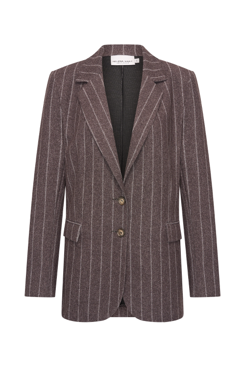 7950 - BLAZER FIX LANO PIQUE - Streep Clyde Choco