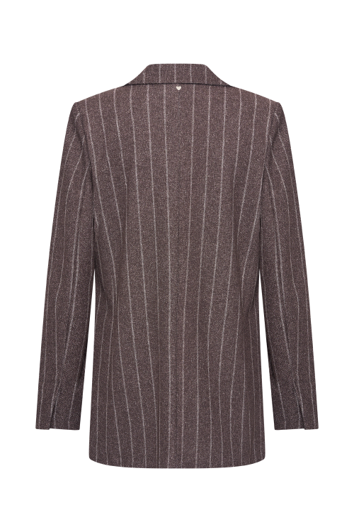 7950 - BLAZER FIX LANO PIQUE - Streep Clyde Choco