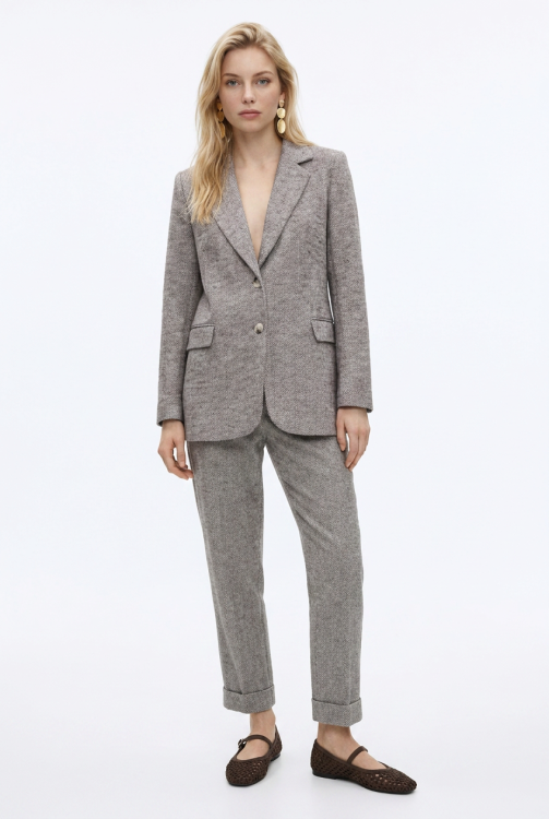 7953 - BLAZER FIX LANO LUREX - Visgraat Antra