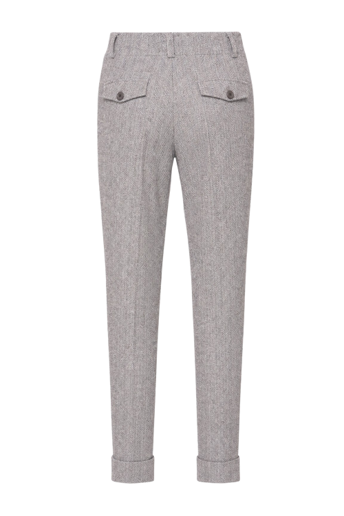 7906 - BROEK ZIGGY LANO LUREX - Visgraat Antra