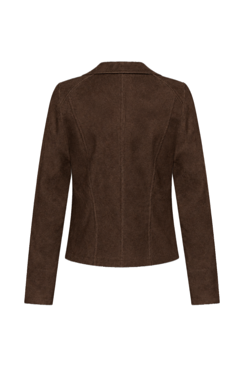 7288 - ZIPPER BIKER - Choco