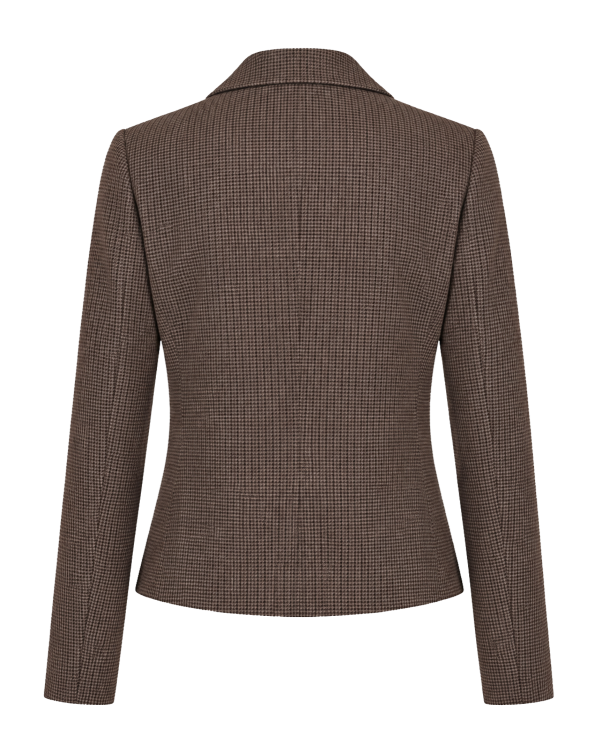 7963 - BLAZER CROPPED LANO G.  - Wales Choco